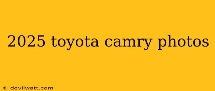 2025 toyota camry photos