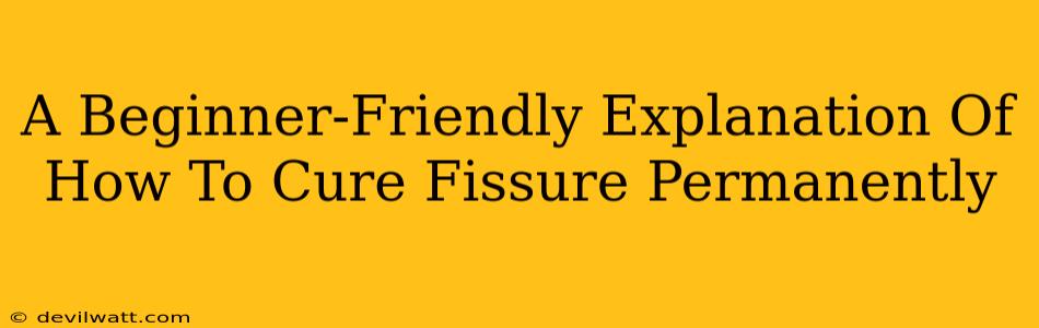 A Beginner-Friendly Explanation Of How To Cure Fissure Permanently
