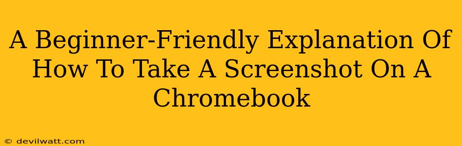 A Beginner-Friendly Explanation Of How To Take A Screenshot On A Chromebook