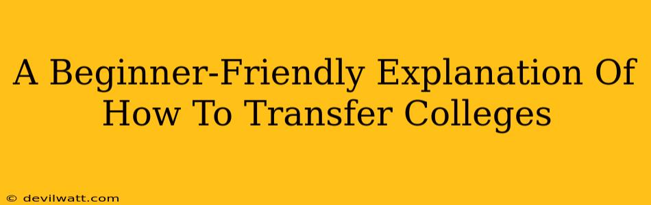 A Beginner-Friendly Explanation Of How To Transfer Colleges