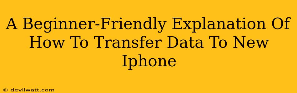 A Beginner-Friendly Explanation Of How To Transfer Data To New Iphone