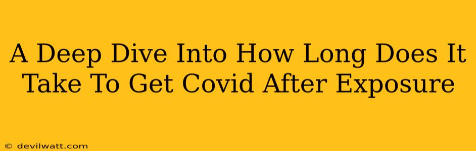 A Deep Dive Into How Long Does It Take To Get Covid After Exposure