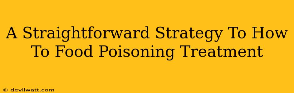 A Straightforward Strategy To How To Food Poisoning Treatment