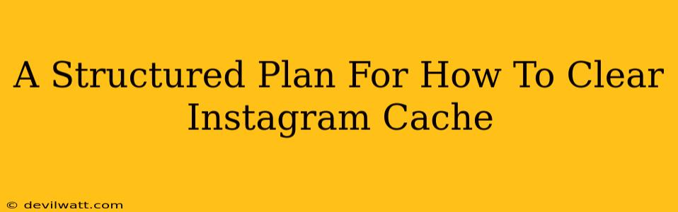 A Structured Plan For How To Clear Instagram Cache