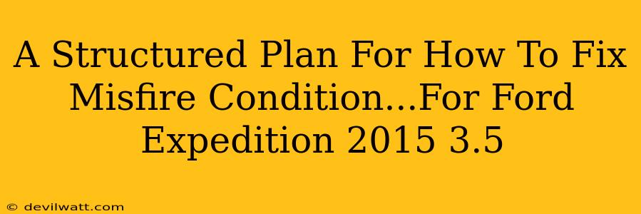 A Structured Plan For How To Fix Misfire Condition...For Ford Expedition 2015 3.5