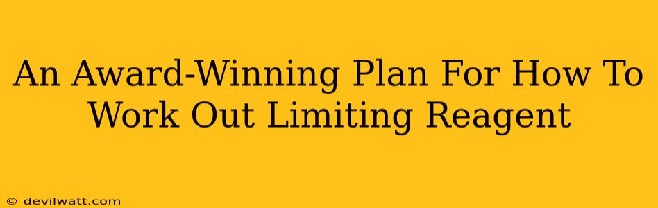 An Award-Winning Plan For How To Work Out Limiting Reagent