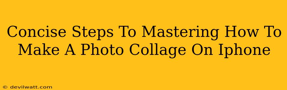 Concise Steps To Mastering How To Make A Photo Collage On Iphone