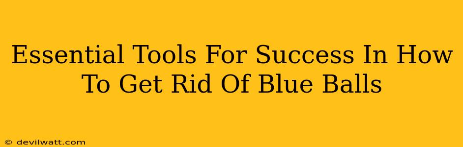 Essential Tools For Success In How To Get Rid Of Blue Balls