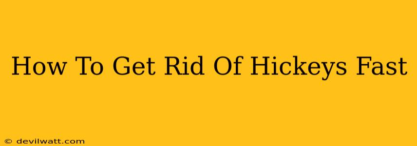 How To Get Rid Of Hickeys Fast