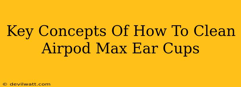 Key Concepts Of How To Clean Airpod Max Ear Cups