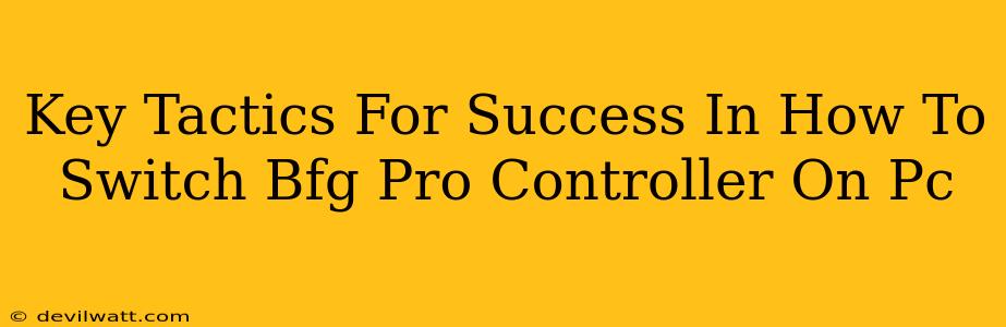 Key Tactics For Success In How To Switch Bfg Pro Controller On Pc