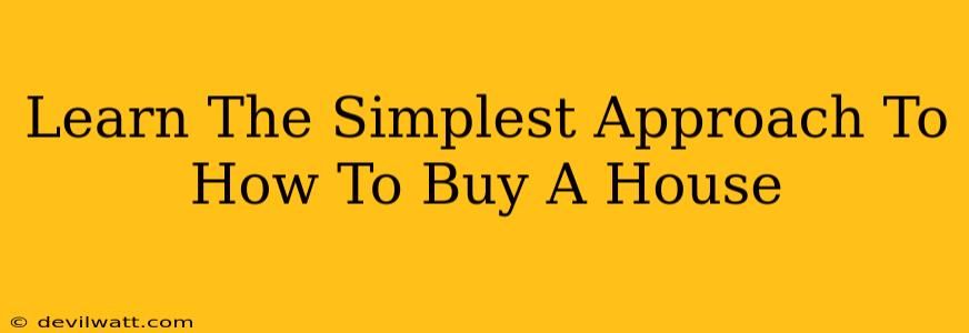 Learn The Simplest Approach To How To Buy A House
