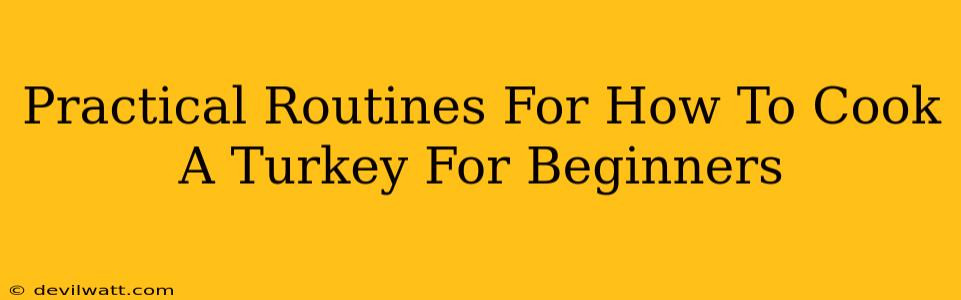 Practical Routines For How To Cook A Turkey For Beginners