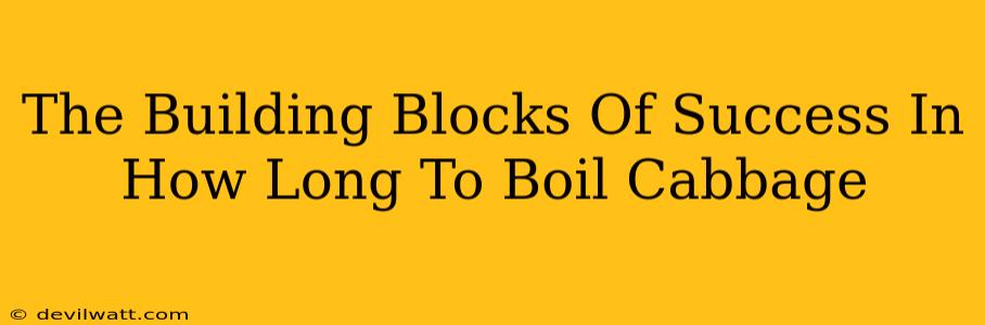 The Building Blocks Of Success In How Long To Boil Cabbage