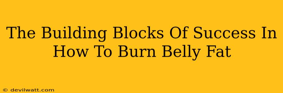 The Building Blocks Of Success In How To Burn Belly Fat