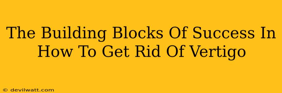 The Building Blocks Of Success In How To Get Rid Of Vertigo