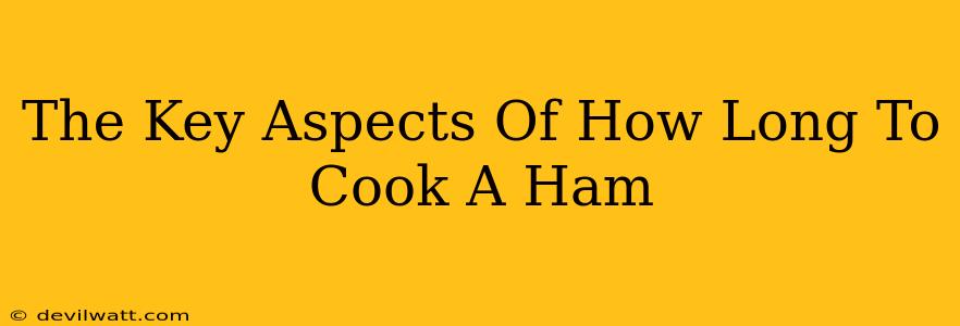 The Key Aspects Of How Long To Cook A Ham